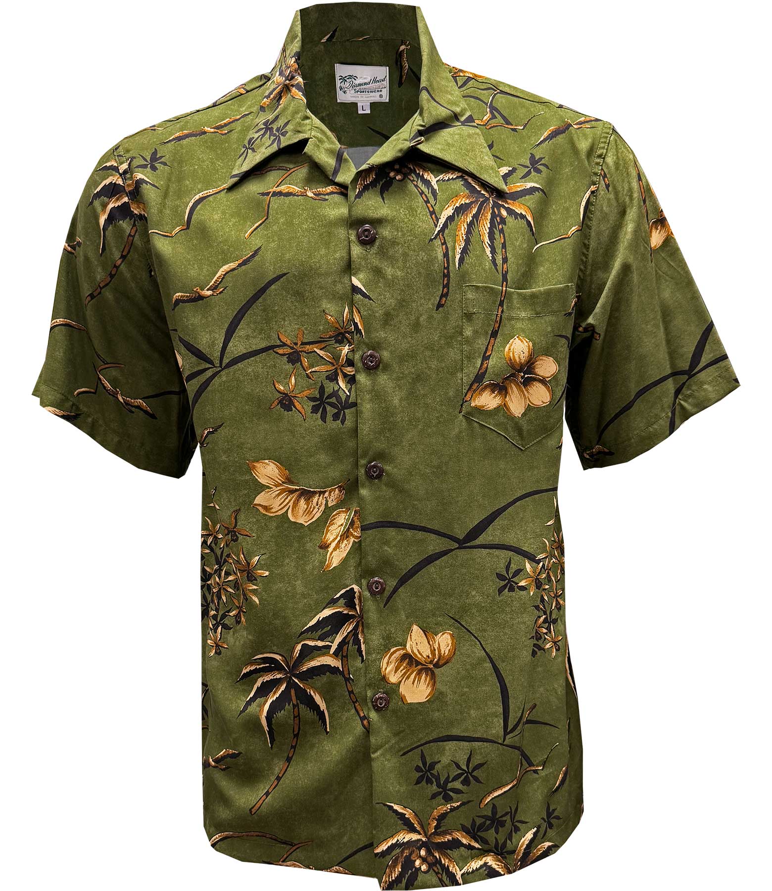 Retro Oasis Palms - Moss